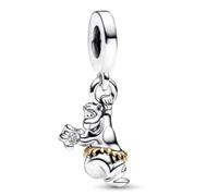 Ciondolo a forma di libro della giungla, in argento Sterling 925, compatibile con ciondoli Pandora e molti altri braccialetti con ciondoli del Regno Unito.