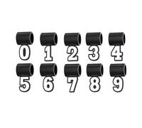Ciondolo a forma di numero da baseball, in silicone, digitale, leggero, per fan dello sport, accessorio per catena dello spirito della , ciondolo commemorativo per laurea, per softball e calcio