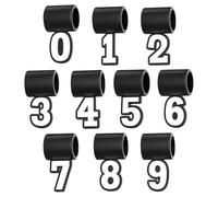 Ciondolo a forma di numero, per collana, da 1,8 x 3,5 cm, portatile