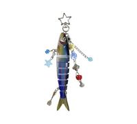 Ciondolo a forma di pesce, multi fantasia, decorazione alla moda, gioielli per feste, struttura in resina, realistico, portachiavi per amici e amanti della moda, フリーサイズ