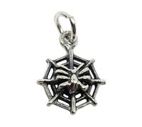 Ciondolo a forma di ragnatela in argento sterling 925 con ciondolo a forma...