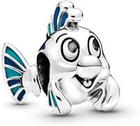 Ciondolo a forma di sirenetta in argento Sterling 925 compatibile con ciondoli Pandora e molti altri braccialetti con ciondoli nel Regno Unito., Metallo