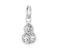 Ciondolo a forma di zucca portafortuna in argento Sterling 925, per bracciale Pandora, gioielli talismano per donne