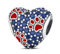 Ciondolo acchiappasogni, stella, luna, cane, gatto, unicorno, malocchio, Hamsa, Fatima, musica, amore, cuore, in argento Sterling 925, compatibile con braccialetti Pandora Charm Moments, Metallo