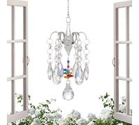 Ciondolo acchiappasole, simbolo della speranza da appendere, ornamento per esterni, riflettente, per feste di inaugurazione della casa, compleanno, giardino, balcone, camera da