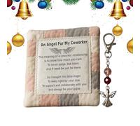 Ciondolo Angelo - Decorazione Realizzata a Mano in Cotone Morbido e Durevole,Portachiavi a Forma di Angelo - per i Bambini gli Uomini le Donne la Famiglia la Casa il Viaggio la Vacanza la Borsa e lo Z