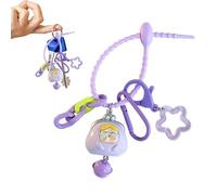 Ciondolo Anime Cry Kid,Portachiavi Cry Kid - Ciondolo a borsetta,Divertenti giocattoli anime, decorazione zaino per ragazze, portachiavi anime, borsa sospesa per compleanni, bambini, adulti, porpora