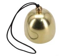 Ciondolo antifurto in lega di metallo a forma di campana a vento per uso porta, aggiunge un suono unico e un tocco decorativo a case, feste e celebrazioni di nozze (corda nera)