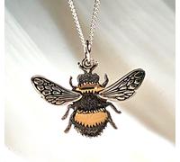 Ciondolo ape calabrone argento sterling 925 bronzo argento collana gioielli e...