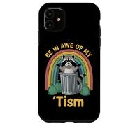 Ciondolo Be In Awe Of My 'Tism Raccoon Rainbow Custodia per iPhone 11