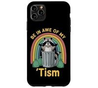 Ciondolo Be In Awe Of My 'Tism Raccoon Rainbow Custodia per iPhone 11 Pro Max