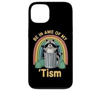 Ciondolo Be In Awe Of My 'Tism Raccoon Rainbow Custodia per iPhone 13
