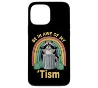 Ciondolo Be In Awe Of My 'Tism Raccoon Rainbow Custodia per iPhone 13 Pro Max