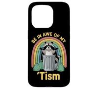 Ciondolo Be In Awe Of My 'Tism Raccoon Rainbow Custodia per iPhone 15 Pro