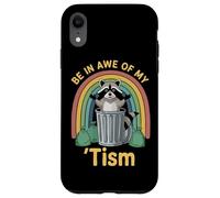 Ciondolo Be In Awe Of My 'Tism Raccoon Rainbow Custodia per iPhone XR