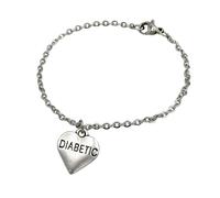 Ciondolo Braccialetto Per Donna Id Medico Diabetes Epilepsy Mentale Salute UK