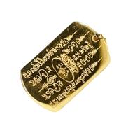 Ciondolo buddista tailandese, ciondolo buddista - Scrittura Keynchain pendente religioso, ciondolo portachiavi buddismo, per donne uomini, benedizione delle collane, Se référer au descriptif,