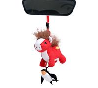 Ciondolo Cavallo In Peluche | Decorazione Portafortuna E Ricordo,Ornamento In Peluche Del Cavallo Lunare Cinese,Per Studenti, Fidanzata, Donne, Ragazze, Scuola, Viaggio, Pendolarismo E Borsa A Spalla