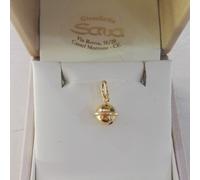 Ciondolo Chiama Angeli Campanella Portafortuna Gravidanza Nascita in Oro 18 Kt