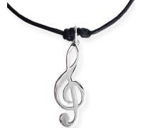 Ciondolo chiave di violino in argento 925