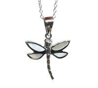 Ciondolo collana conchiglia di paua in abalone in argento sterling...