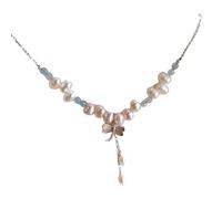 Ciondolo Collana in Perla Bianca, Moda Gioielli per le Donne Natale Festa delle Madri Regali di San Valentino per le Donne Moglie Mamma Nonna Fidanzata Figlia Il Suo Miglior Amico Compleanno