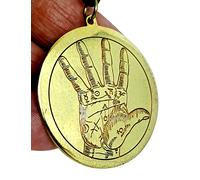 Ciondolo Collana Mano della Fortuna Talismano Amuleto della Buona Fortuna...