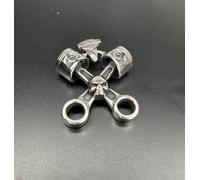 Ciondolo collana portachiavi HARLEY DAVIDSON CUSTOM willie g SKULL TESCHIO