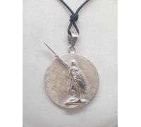 Ciondolo con ALBERTO DA GIUSSANO in ARGENTO 925 - pendente con girocollo