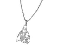 Ciondolo con collana di Gesù, collana di Gesù Cristo da uomo | Ciondolo per collane con in acciaio inossidabile da uomo | Collana di gioielli dal design robusto per fidanzamenti, feste, appuntame