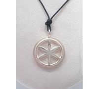 Ciondolo con il SOLE DELLE ALPI in ARGENTO 925 - pendente con girocollo- grande