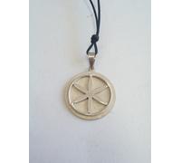 Ciondolo con il SOLE DELLE ALPI in ARGENTO 925 - pendente con girocollo- grande