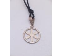Ciondolo con il SOLE DELLE ALPI in ARGENTO 925 - pendente misura piccola