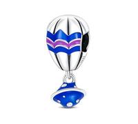 Ciondolo con occhio di Fatima, ciondolo portafortuna a forma di coccinella e elefante, in argento Sterling 925, compatibile con braccialetti Pandora Charm Moments, Metallo Argento sterling, Nessuna