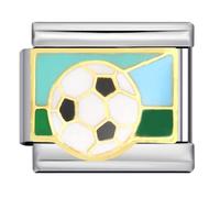 Ciondolo con occhio malvagio cane, gatto, cavallo, calcio, freccette, Gesù, USA, compleanno, 9 mm, compatibile con braccialetti Nomination, 0, Metallo, Nessuna pietra preziosa