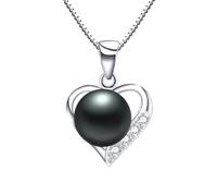 ciondolo con perla d'acqua dolce naturale in di gioielli da donna per donna, collana d'amore da sposa con scatola Made in China