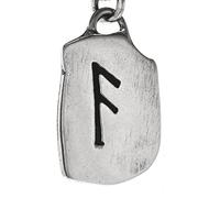 Ciondolo con runa Ansuz, in argento Sterling 925, codice articolo 311