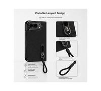 Ciondolo con Supporto Glitterato e Custodia Protettiva per Duo, Cover Antiurto Portatile per Duo Fold Funda