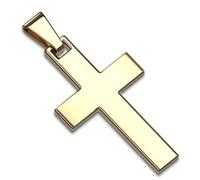 Ciondolo croce in acciaio inox lucido TS-PE-0006