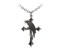 Ciondolo Crux Corvis Alchemy Gothic - Nuovo Di Zecca