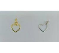 CIONDOLO CUORE LOVE AMORE ORO 18K 750 PENDENTE CHARM COLLANA REGALO FIDANZAMENTO