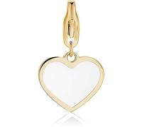 Ciondolo Cuore Nero Bianco Donna Sagapo Acciaio + Bracciale Cristallo S'agapo