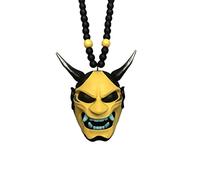 Ciondolo da appendere per auto con casco da samurai Hannya Oni giapponese Ciondolo per specchietto retrovisore per auto, ciondolo alla moda Decorazione per auto Accessori per ornamenti