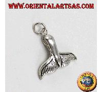 Ciondolo d'argento 925 ‰ coda di balena