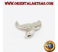 Ciondolo d'argento 925 ‰ coda di balena ondulata