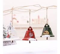 Ciondolo decorativo a forma di campana natalizia, ciondolo per albero di Natale