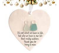 Ciondolo dell'amicizia a forma di cuore, in acrilico, decorazione per amicizia, da appendere, per studenti, ragazze, adolescenti, donne, adulti, veri amici