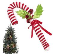 Ciondolo di Natale - ornamento degli arazzi di Canna con canconi di Natale | ornamenti e bianchi per la casa, l'albero, il caffè, l'hotel