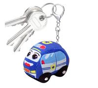 Ciondolo di peluche | Portachiavi in peluche per auto dei vigili del fuoco | Giocattolo educativo per bambini in età prescolare e ragazze per compleanno borsa zaino viaggio