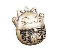 Ciondolo Gatto Per Donna | Portafortuna Charm Con Ciondolo | Gioiello Da Collo Per Collezionisti Ricerca Spirituale | Serata Festa Danza Zaino Valigia Passanti Zip Capodanno Cinese